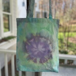 Beautiful tie dye canvas bags!  Unique & strong